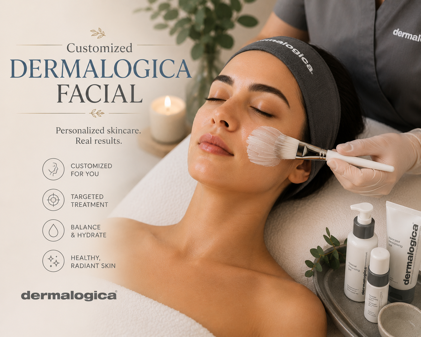 Customized Dermalogica Facial