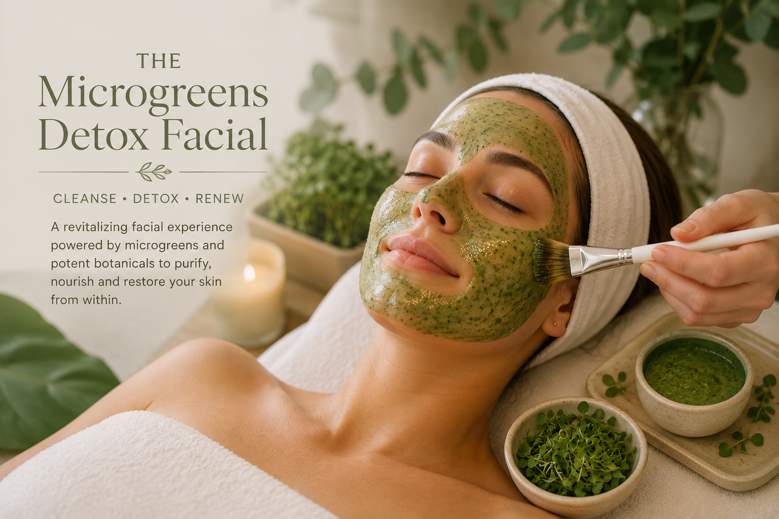 The Microgreens Detox Facial